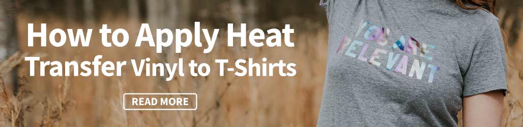 Learn how to apply heat transfer vinyl to decorate t-shirts